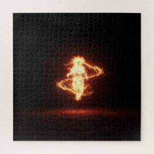 Puzzle Énergie de feu de l'esprit féminin dans l'univers