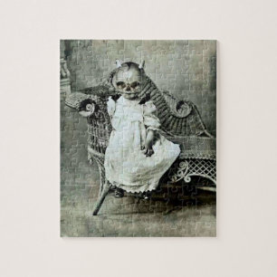 Puzzle Enfant dans le costume de Halloween