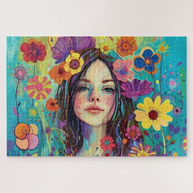 Puzzle Enfant Fleur (Horizontal)
