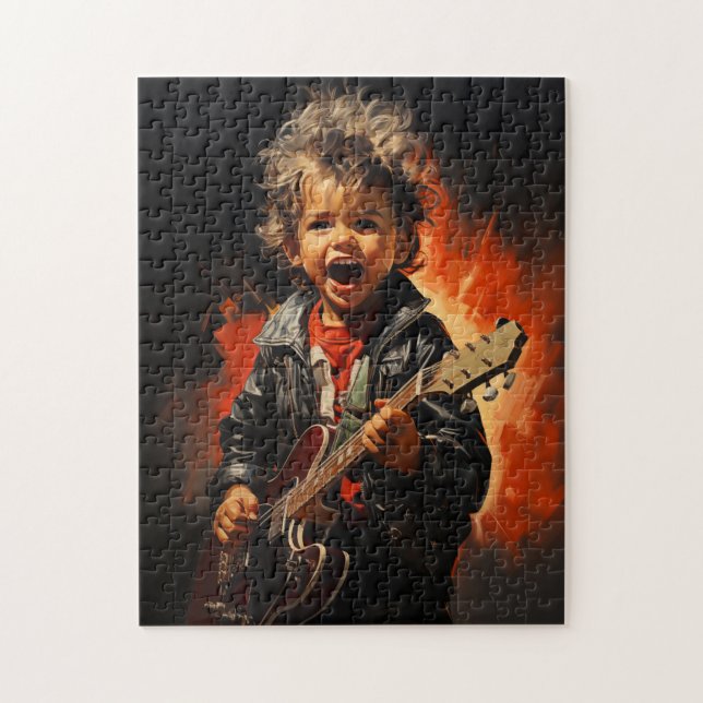 Puzzle Enfant rock and roll (Vertical)
