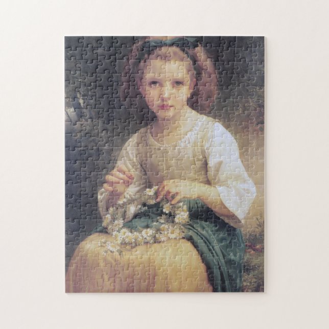 Puzzle Enfants brassant une couronne, Bouguereau (Vertical)