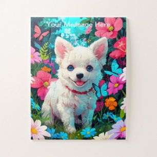 Puzzle Enfants Chiot et Kitten Garden Adventure