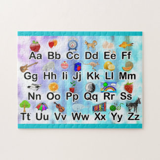Puzzle Enfants de la famille d'illustrations ABC Alphabet
