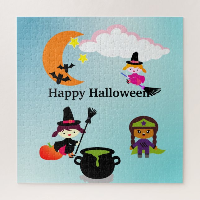 Puzzle Enfants d'Halloween (Vertical)