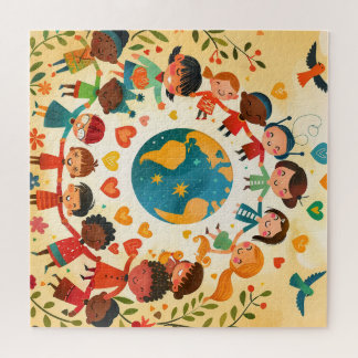 Puzzle Enfants du monde — Diversité et Paix