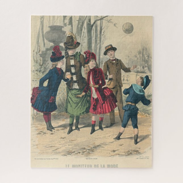 Puzzle Enfants Famille Antique Victorienne Enfant (Vertical)