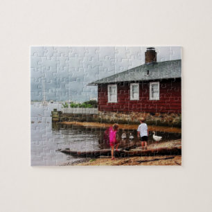 Puzzle Enfants Jouant au Port Essex CT