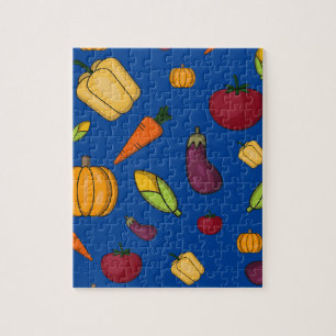 Puzzle Enfants motifs de légumes Thanksgiving