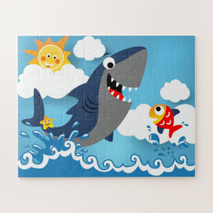 Puzzle Enfants Vie Marine Étoile de Mer Poisson Re
