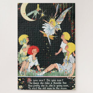 Puzzle Enfants vintage avec la Reine des Fées
