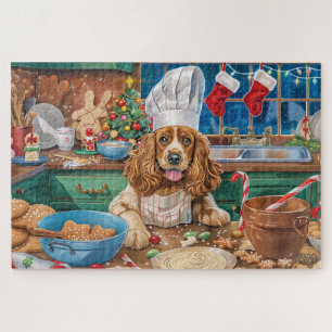 Puzzle English Cocker Spaniel Fait de la Pâtisserie pour 