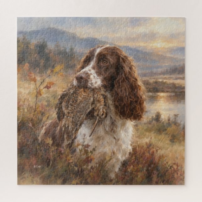 Puzzle English Springer Spaniel  (Vertical)
