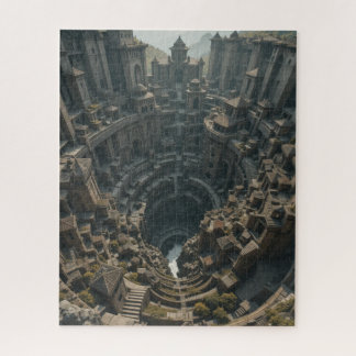 Puzzle énigme impossible - L'illusion de la ville spirale