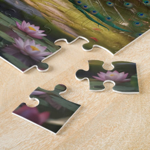 Puzzle Énigme superbe paon