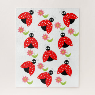Puzzle Énigmes Coccinelles Florales