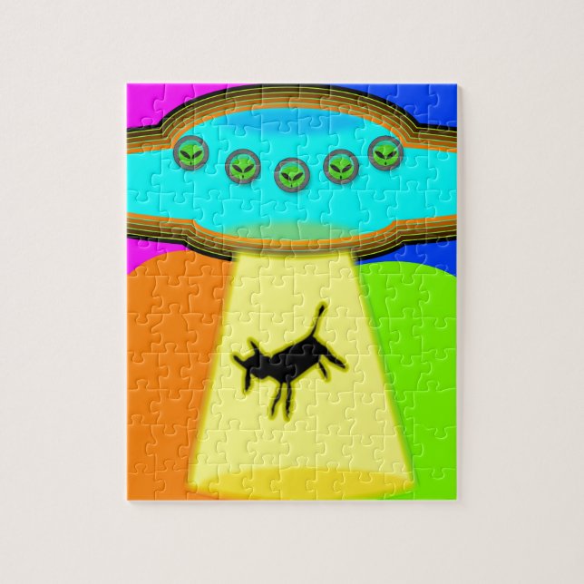 Puzzle Enlèvement par des extraterrestres (Vertical)