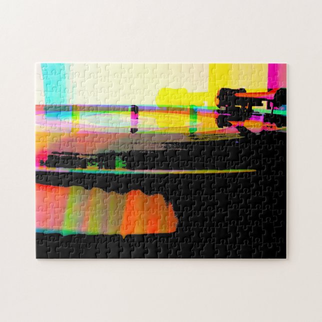 Puzzle Enregistrement de vinyle sur platine (Horizontal)