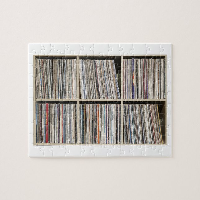 Puzzle Enregistrements Albums de vinyle Collection de dis (Horizontal)