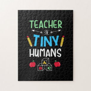 Puzzle Enseignant Cadeau enseignant minuscules humains