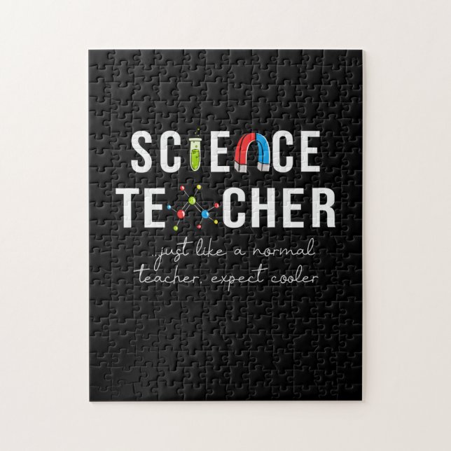 Puzzle Enseignant de la science de don (Vertical)