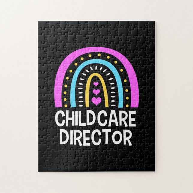 Puzzle Enseignant Directeur de la garde d'enfants (Vertical)