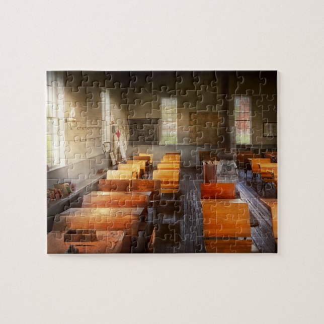Puzzle Enseignant - Salle de classe patrimoniale (Horizontal)