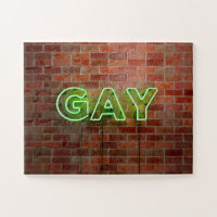 Enseigne néon gay illuminée SlipperyJoe lumineuse
