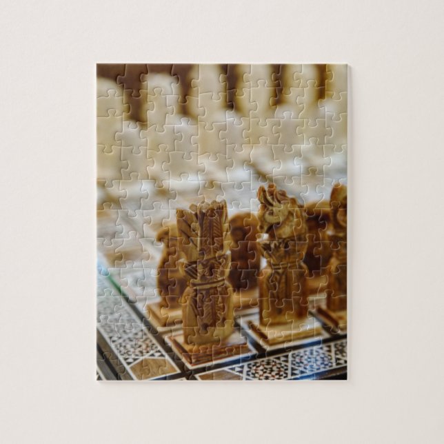 Puzzle Ensemble d'échecs à vendre, souk Khan el Khalili, (Vertical)