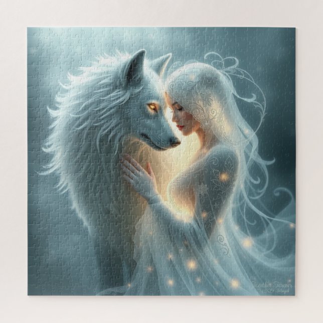 Puzzle Ensemble pour toujours Imaginaire AI Art numérique (Vertical)