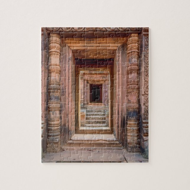 Puzzle Entrée d'Angkor Wat, Cambodge (Vertical)