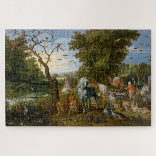 Puzzle Entrée des animaux dans l'arche de Noé (Brueghel) (Horizontal)