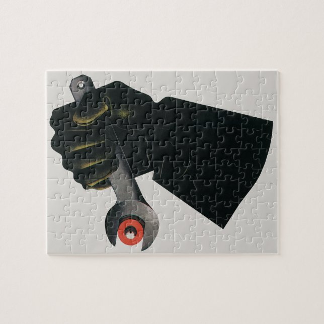 Puzzle Entreprise vintage, Fabrication Usine Machiniste (Horizontal)