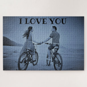 Puzzle Épaules Je t'aime Proposition romantique unique