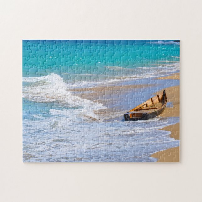 Puzzle Épave de bateau Porto Rico. (Horizontal)