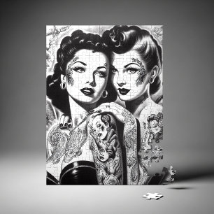 Puzzle Éphémères tatouées vintage