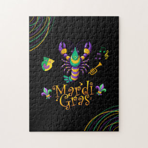 Puzzle Épis/trompette/masque/fleur de lis Mardi Gras