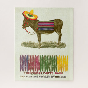 Puzzle Éplucher la queue sur l'âne