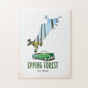 Puzzle Epping Forest Essex England map