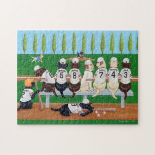 Puzzle Équipe de baseball Labradors