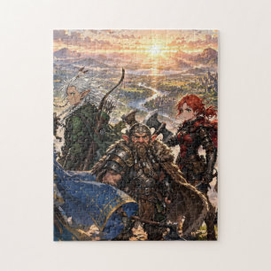 Puzzle Équipe de héros d'anime