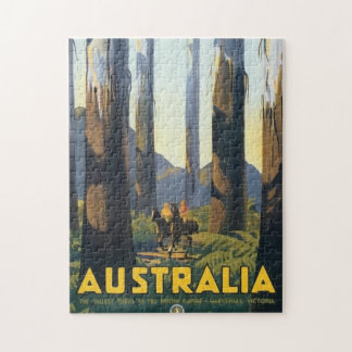 Puzzle Équitation Australie Vintage