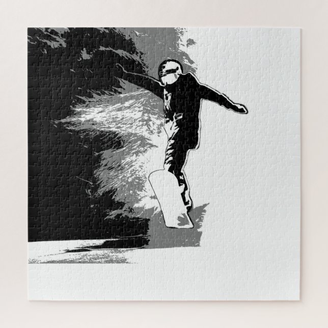 Puzzle Équitation libre - Snowboarder (Vertical)