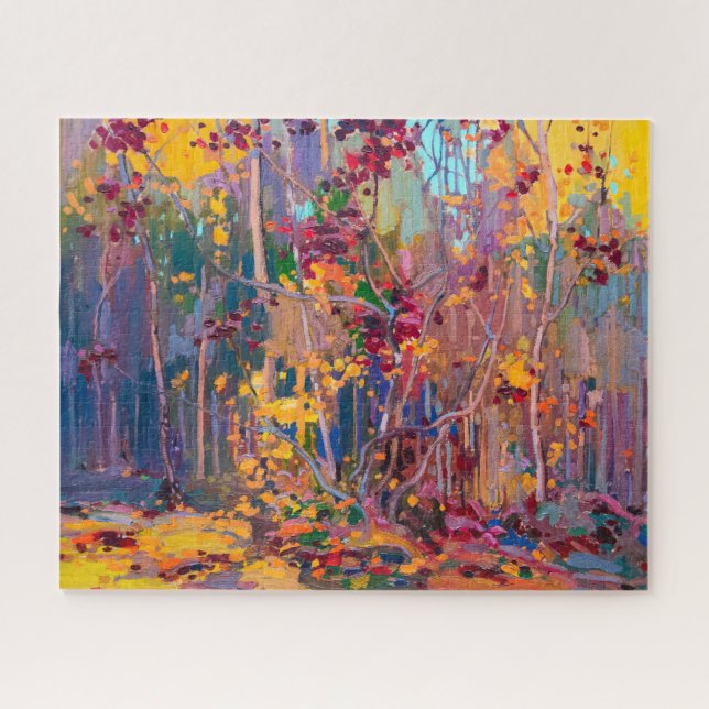 Puzzle Érables d'octobre | Tom Thomson | (Horizontal)