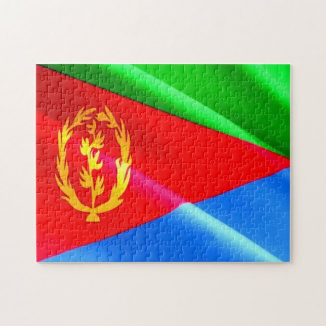 Puzzle Érythrée - Drapeau érythréen - (Horizontal)