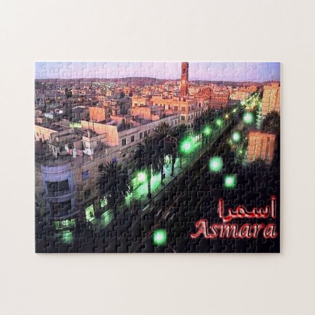 Puzzle Erythrée - Nuit d'Asmara - (Horizontal)
