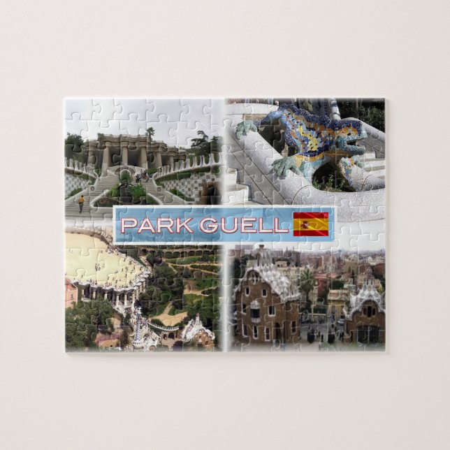 Puzzle ES - Barcelone - Parc Guell (Horizontal)