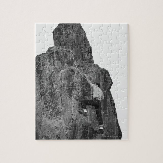 Puzzle Escalade de roche d'homme (Vertical)
