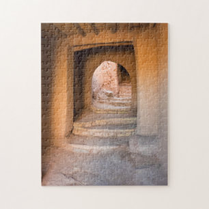 Puzzle Escalier en terre rugueuse