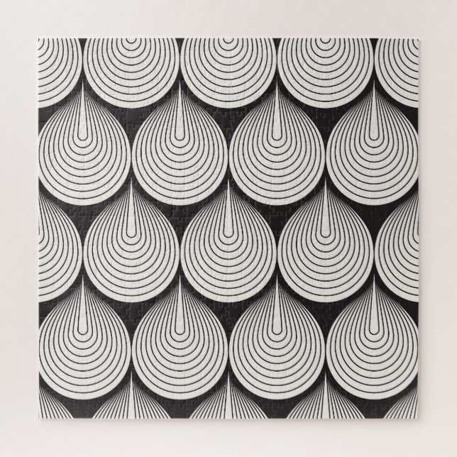 Puzzle Escaliers monochromes : géométriques stylées (Vertical)