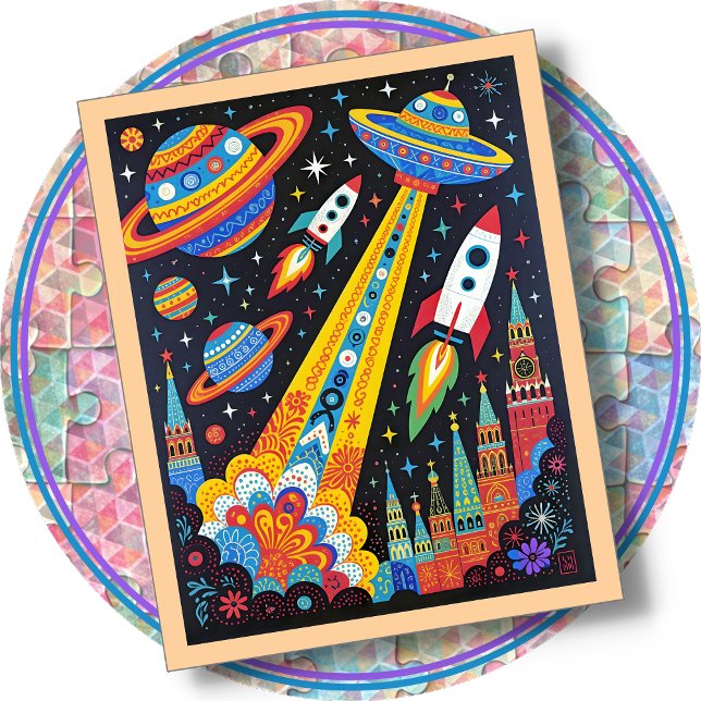 PUZZLE - Espace Rétro (Idéal pour les débutants !) (Créateur téléchargé)